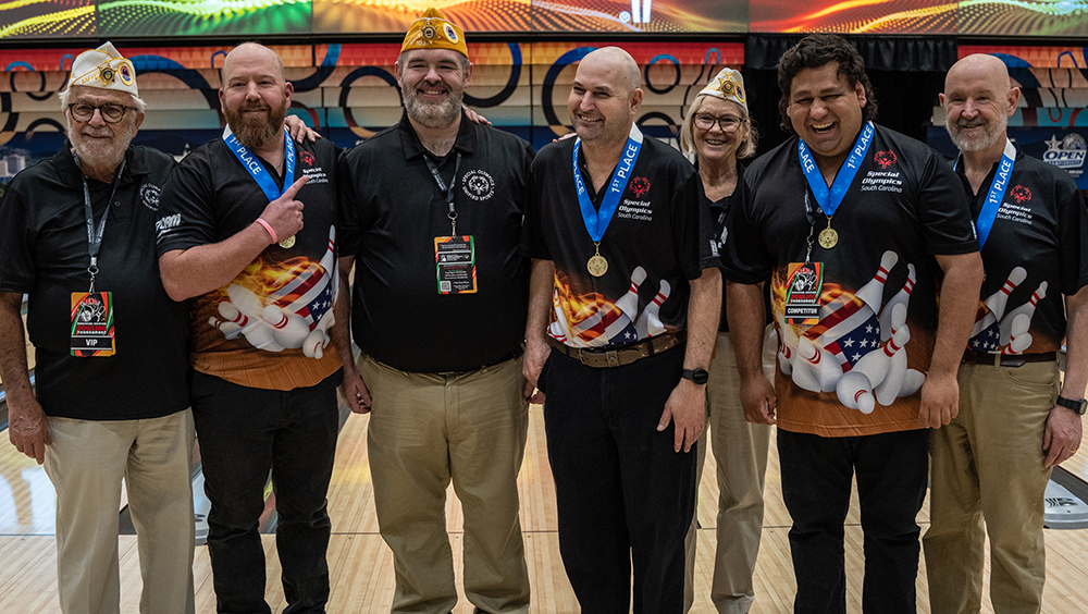 Athletes and unified partners receiving medals at the 2026 Special Olympics Unified Tournament